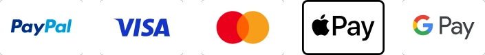 Accepted payments: Visa, Mastercard, American Express, PayPal